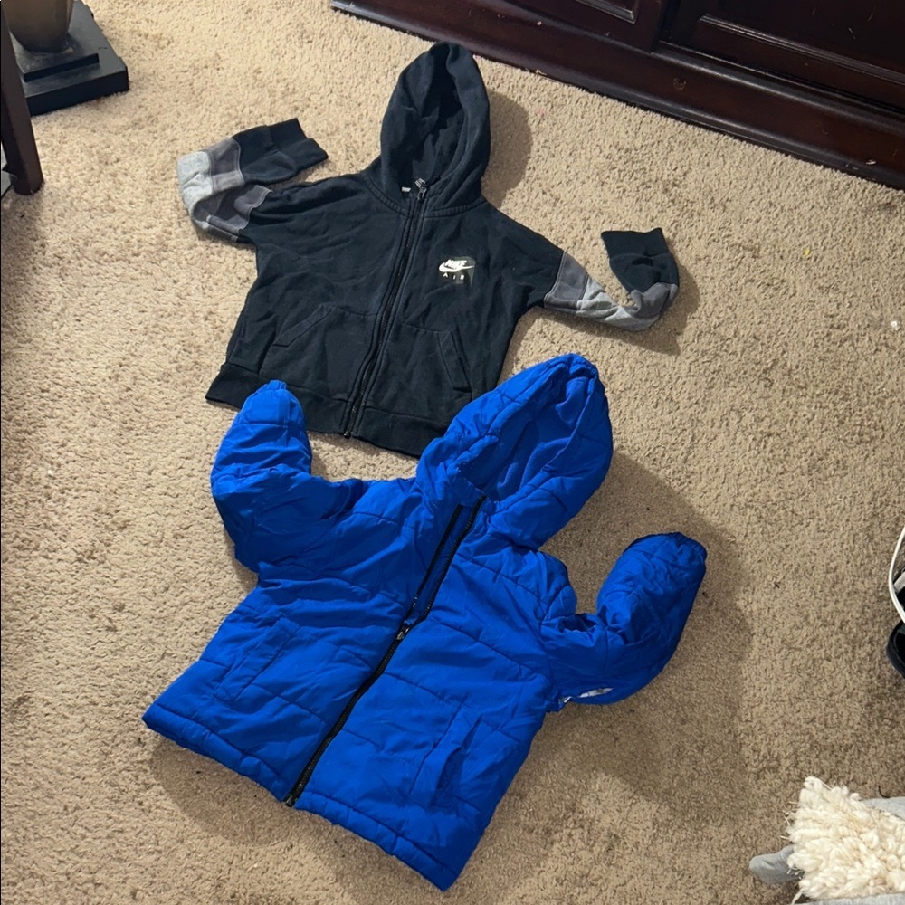 Reebok Kids Black and Blue Jackets